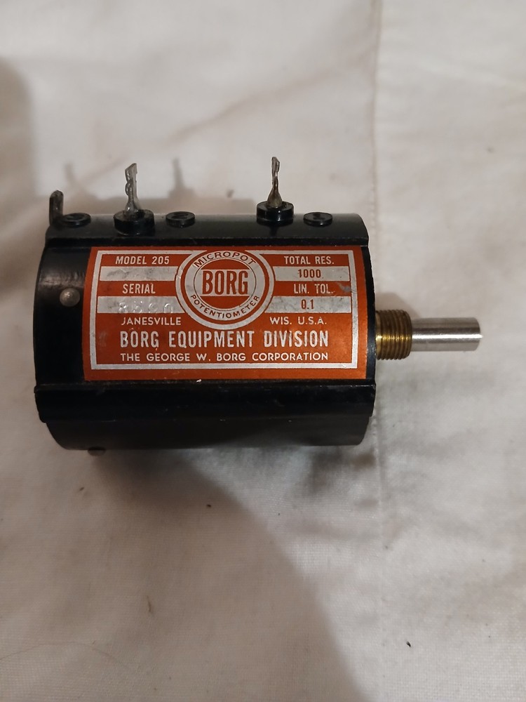 Borg Micropot 1000 .1 tolerance Potentiometer