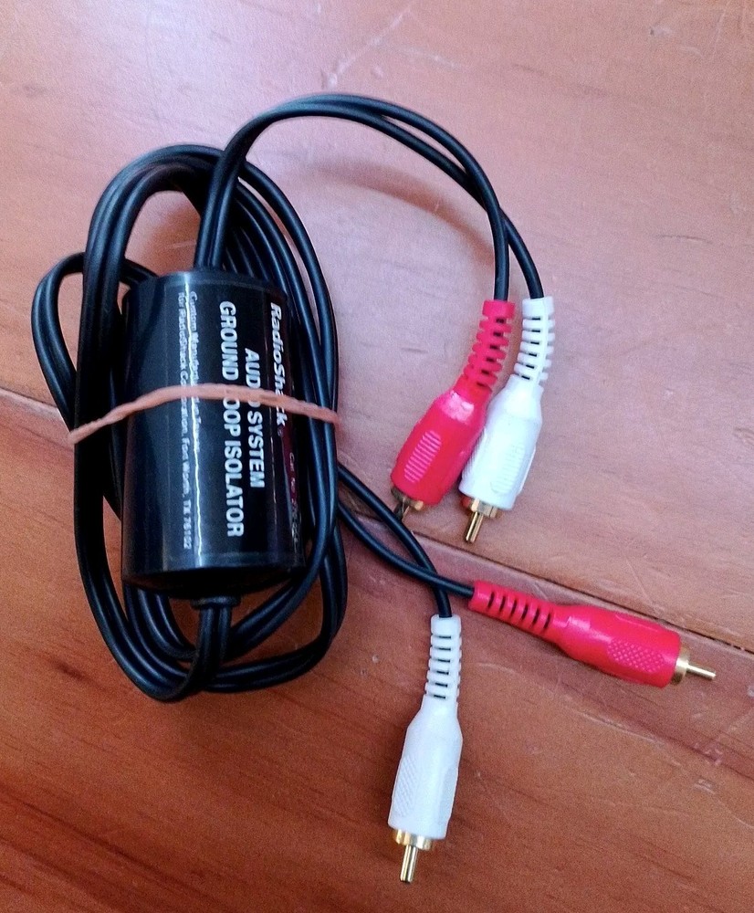 Radio Shack Audio System Ground Loop Isolator