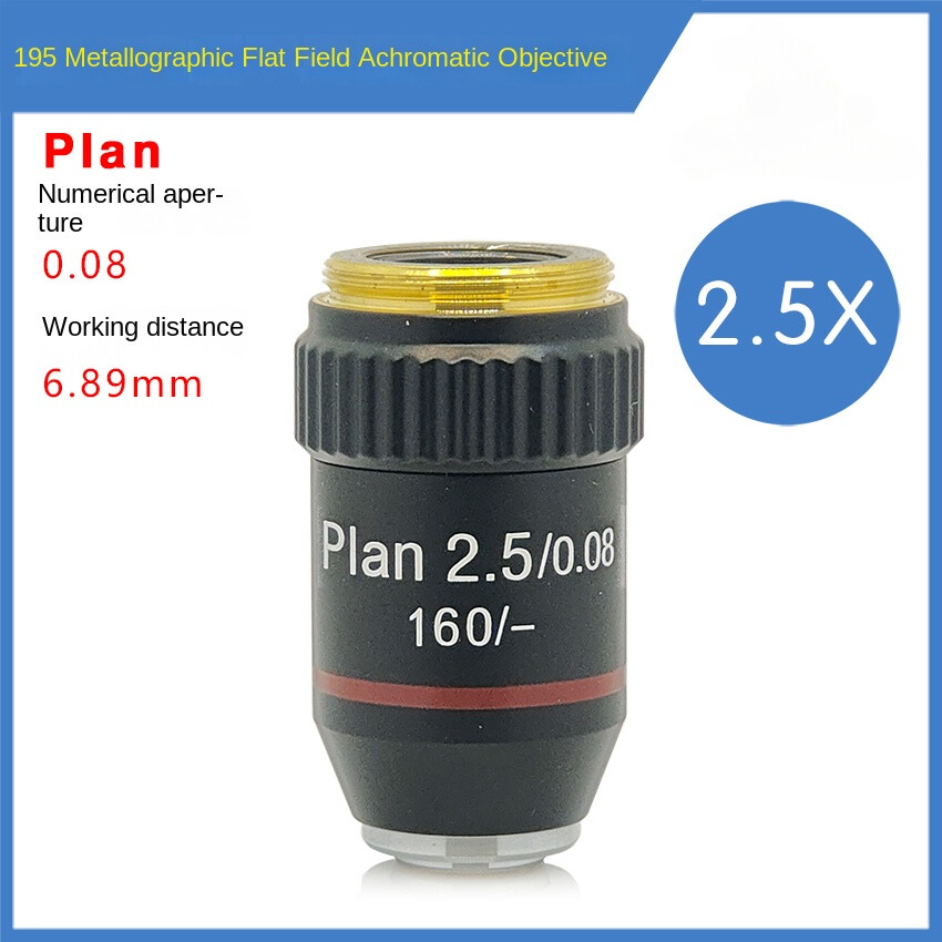 LMPlan 5X-100X Metallographic Microscope 195 Plan semi apochromatic objective