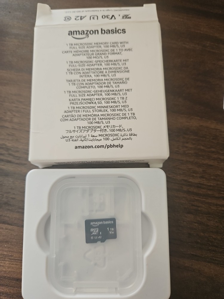 Amazon Basics 1TB MicroSDXC Memory Card