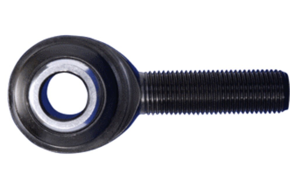 Quarter Midget/Go Kart  5/16"X 5/16-24 ROD END Left Hand  (BLACK)