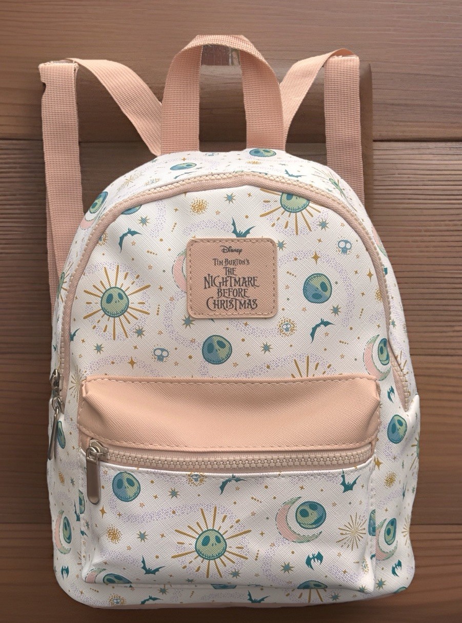Bioworld Disney Nightmare Before Christmas Mini Backpack Cream