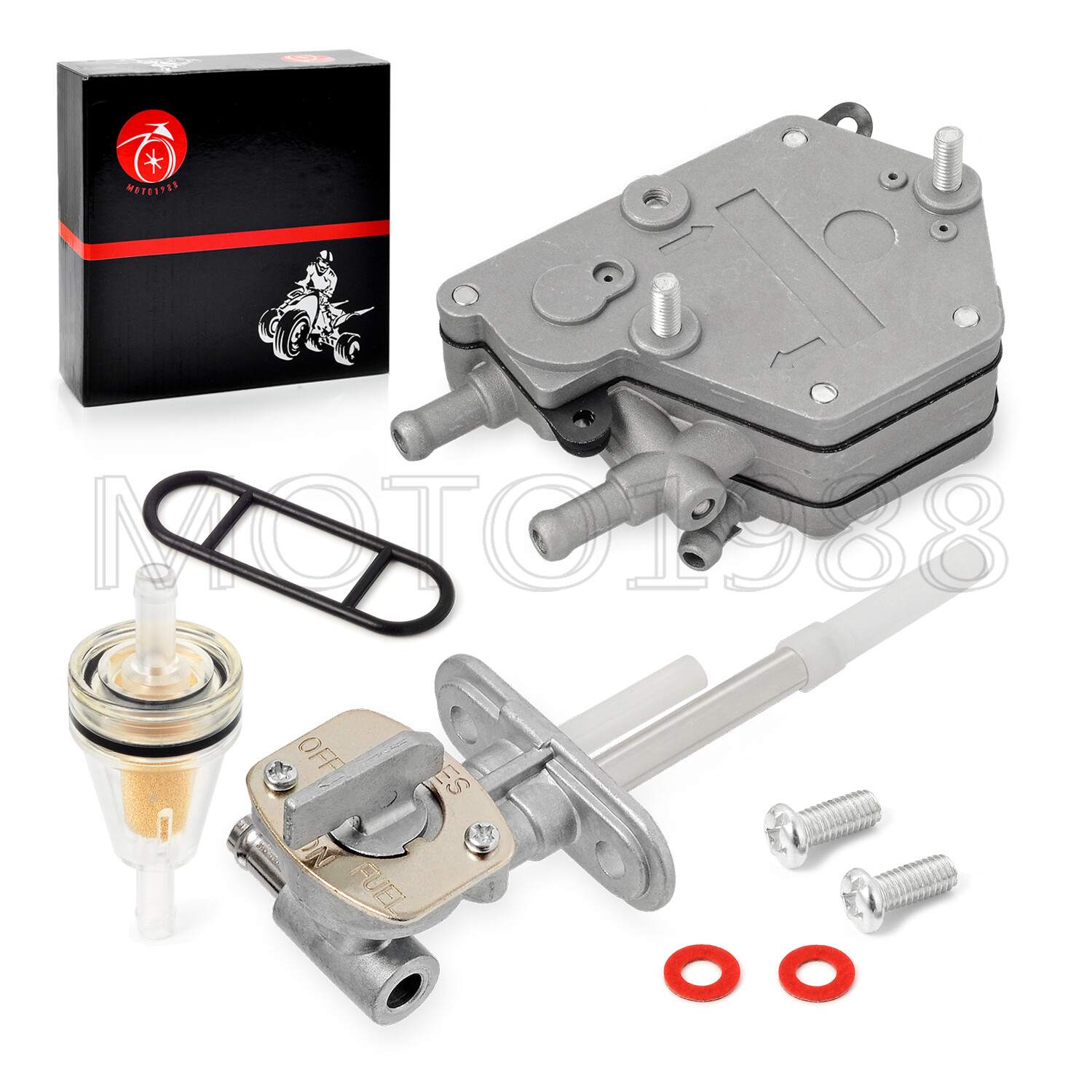 Fuel Valve Petcock and Fuel Pump For Polaris Outlaw 500 Predator 500 2003 - 2007