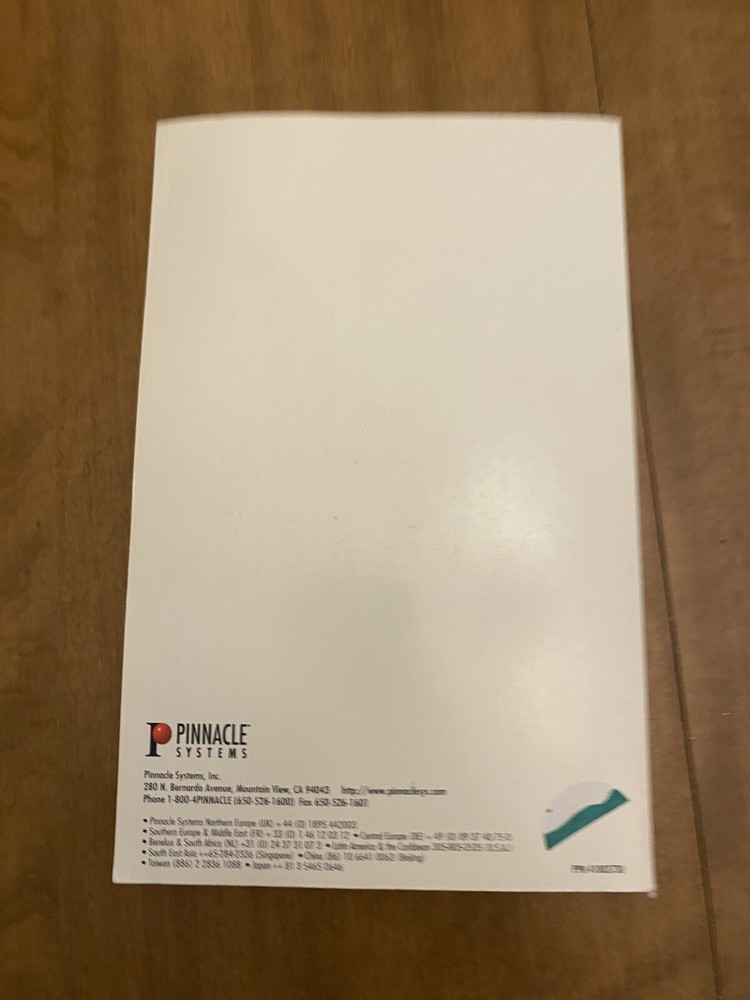 Pinnacle Studio Version 9 Video Editing Paperback Book 2003