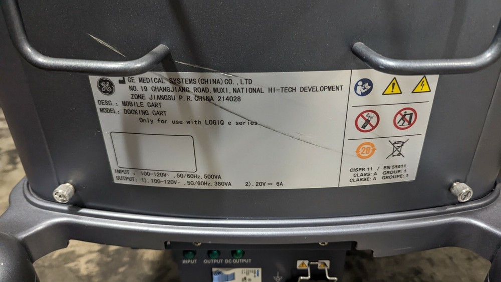 GE Logiq e Rolling Cart