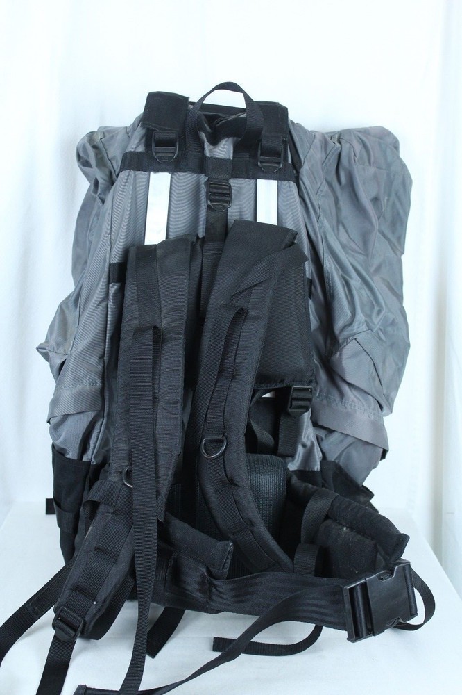 Camp Trails Gray/Black Internal Frame Backpack Padded Adjustable Nylon