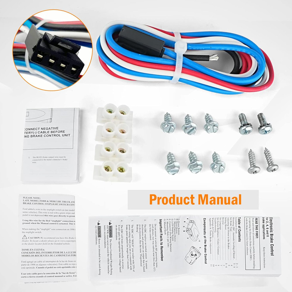 P3 Prodigy 90195 Electric Universal Trailer Brake Control Module Controller Box