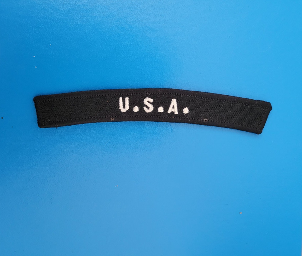 US Navy U.S.A. Rocker Tab Uim Patch