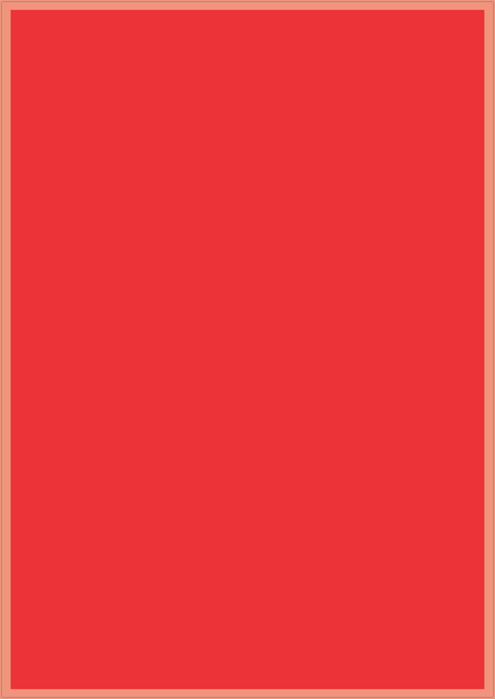 Solid Colour Red A5 Sheet Multi-Scale Water Slide Decals for Scale Models