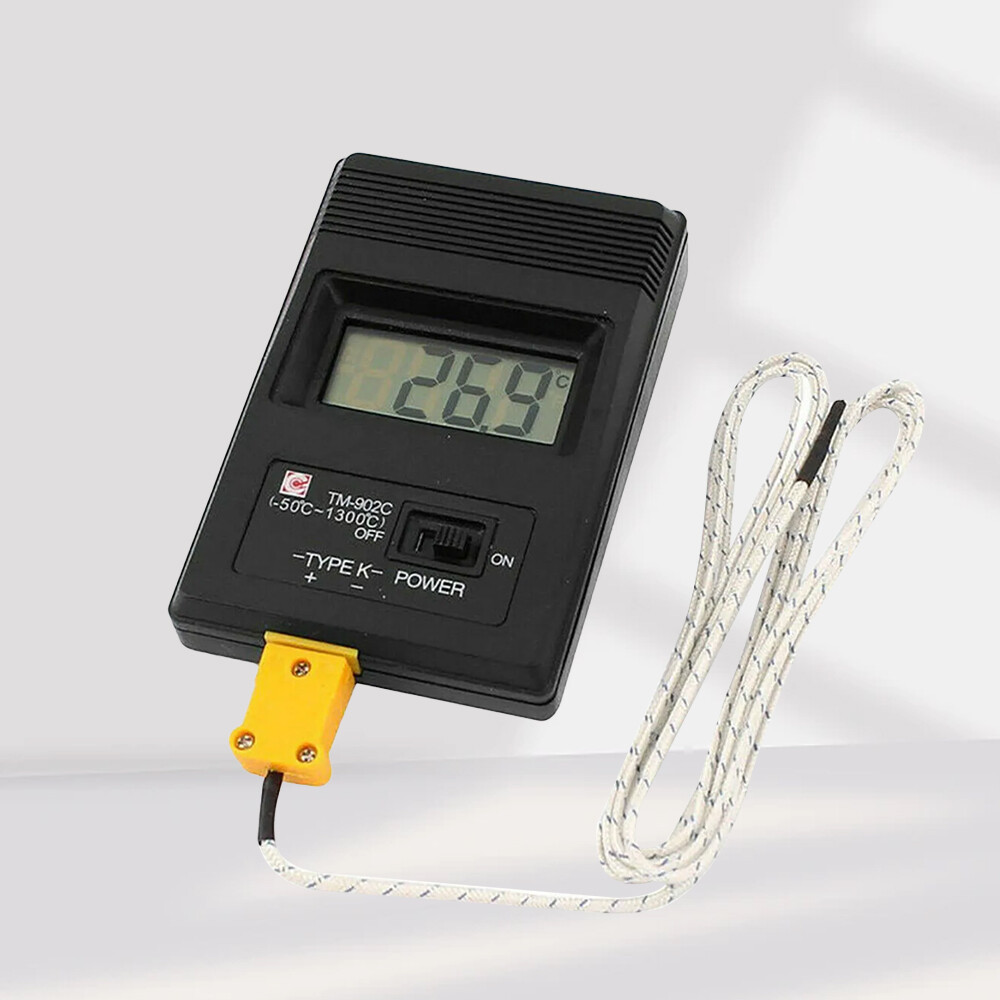 TM-902C LCD Digital Sensor Thermometer Single Input K Type Thermocouple Probe