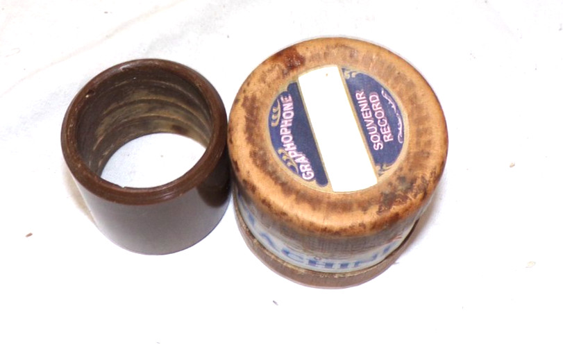 OLD BLANK CYLINDER PHONOGRAPH RECORD TO RECORD ON