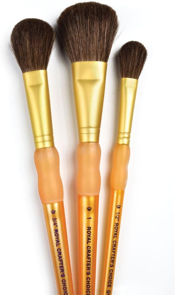 Brush Set Camel 3/Pkg-Mop