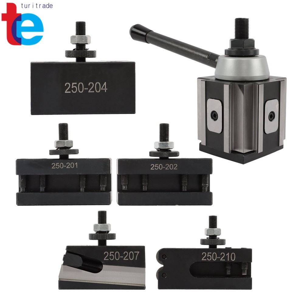 6 Pack BXA 250-200 Quick Change Tool Post Set Model for Metalworking