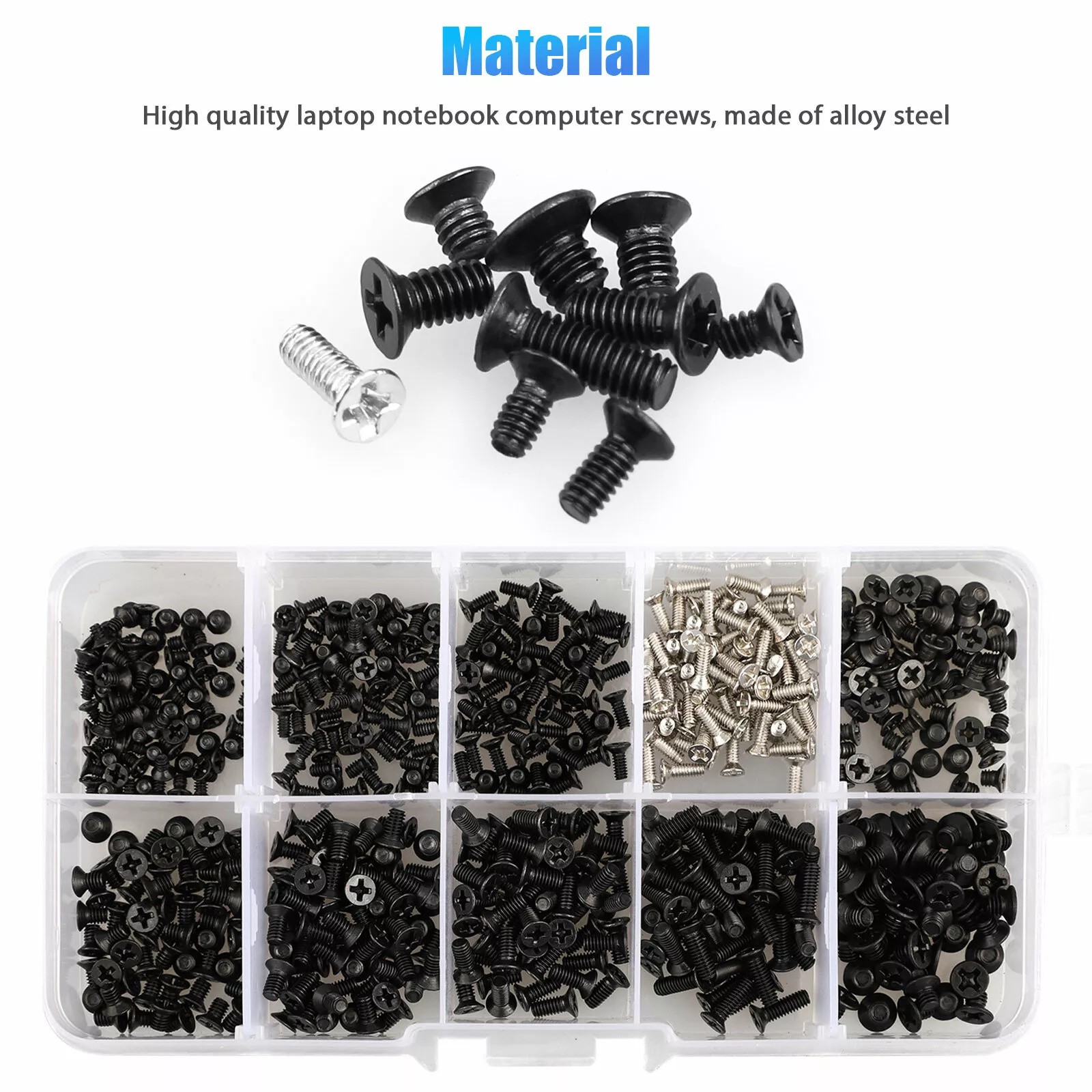 500Pcs Laptop Computer Screws Set Kit For HP Dell Lenovo Sony Toshiba SAMSUNG