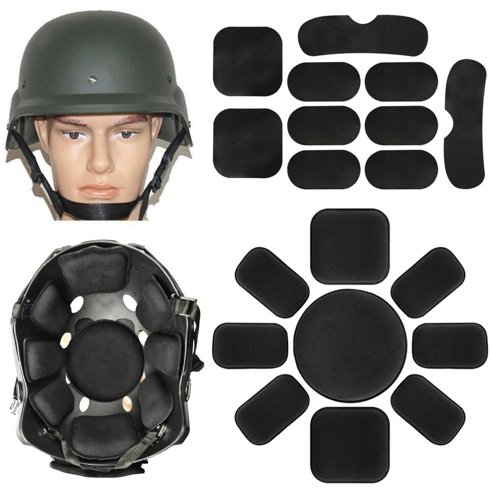 Universal Airsoft Helmet Pads Tactical Helmet Inner EVA Cushion Pad with Sticker