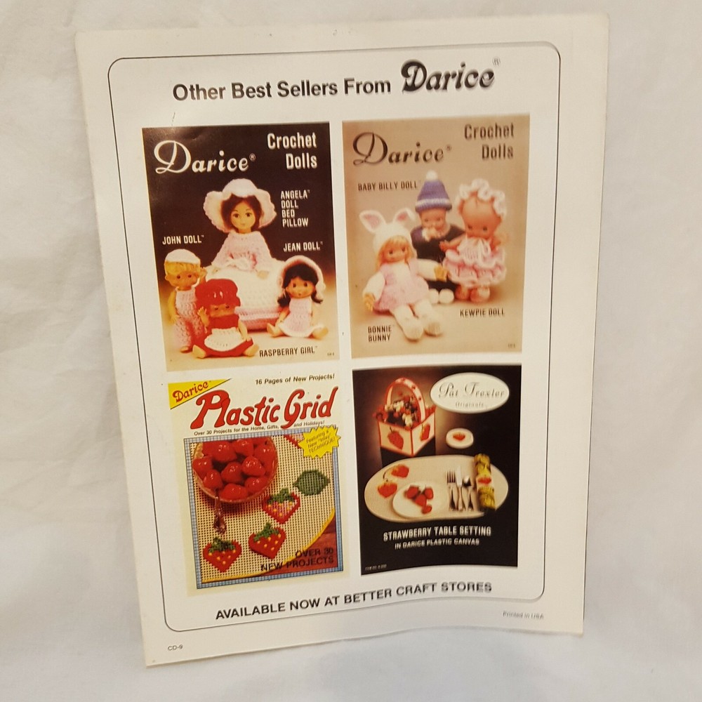 Stephanie Doll Sewing Pattern Darice CD-9 Vintage 1982