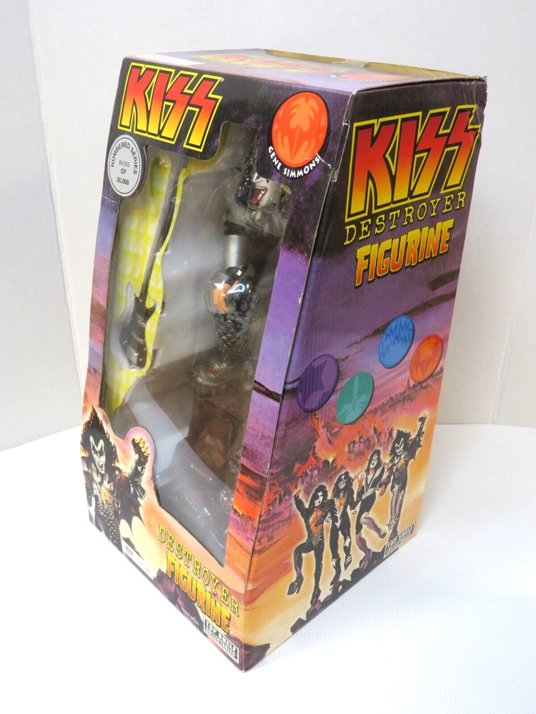 KISS GENE DESTROYER FIGURINE IN FACTORY SEALED BOX