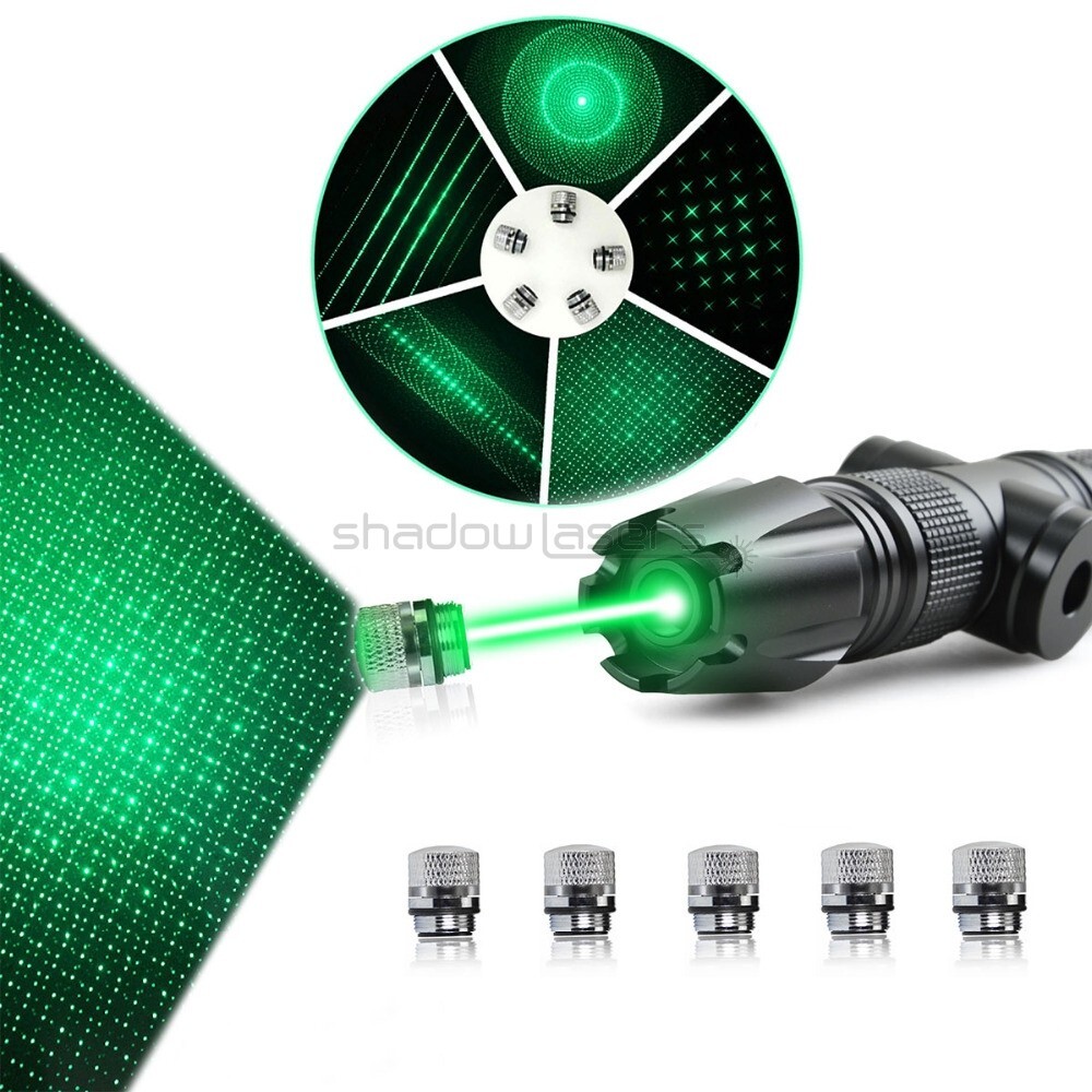 GH8-L 520nm Adjustable Focus Super Powerful Green Laser Pointer Visible Beam