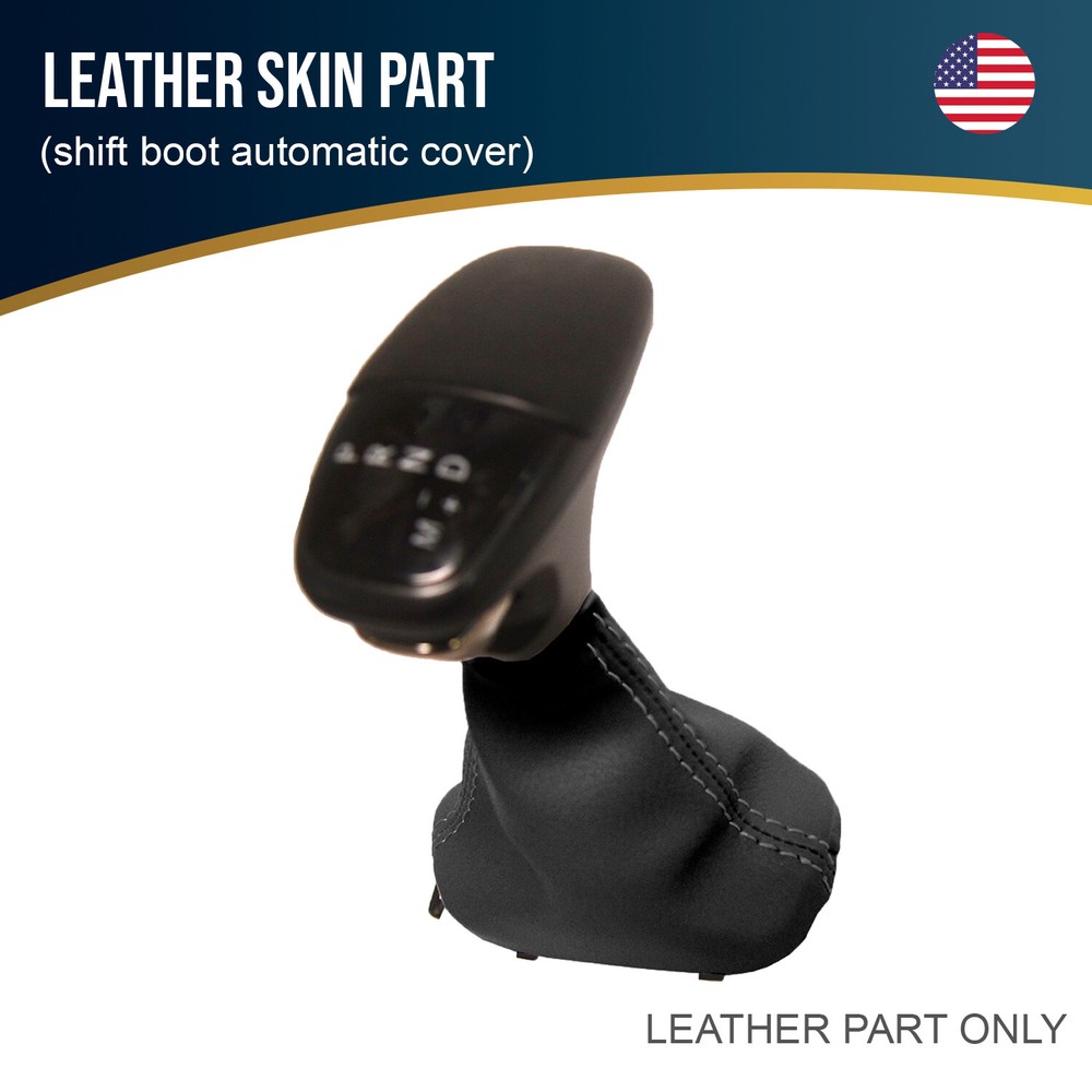 Fits 18-20 Dodge Durango Leather Automatic Shift Boot Cover Black