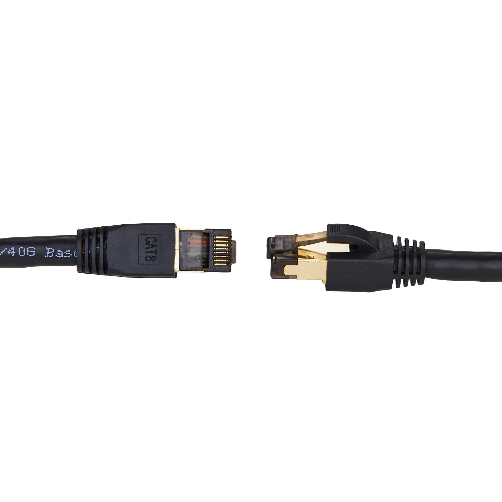 CAT8 Ethernet Cable Super Speed 40Gbps LAN Wire Black 0.5FT- 75FT Multipack LOT