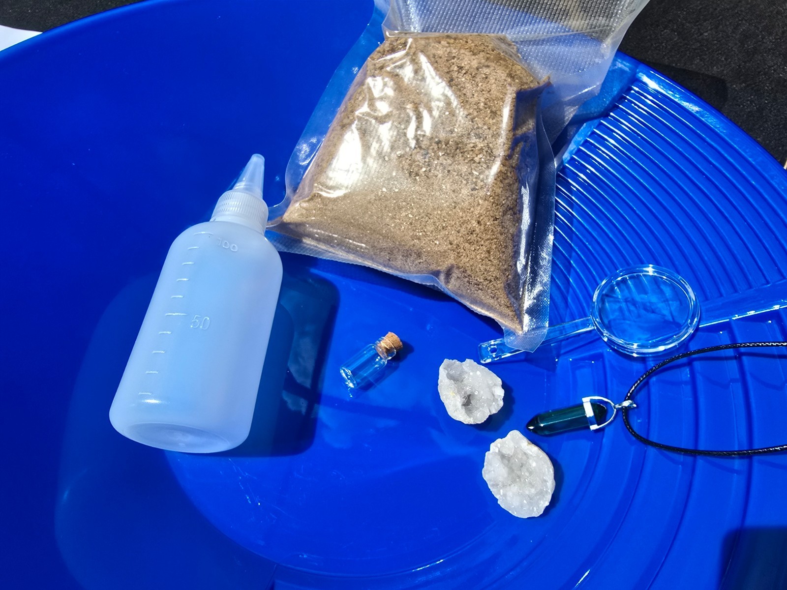 🔥 Gold Pan + 1lb Concentrate Paydirt Prospector Kit – Georgia - Nuggets, Fines