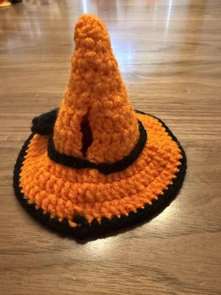 Handmade Crochet Labubu Witch Hat (NO DOLL)