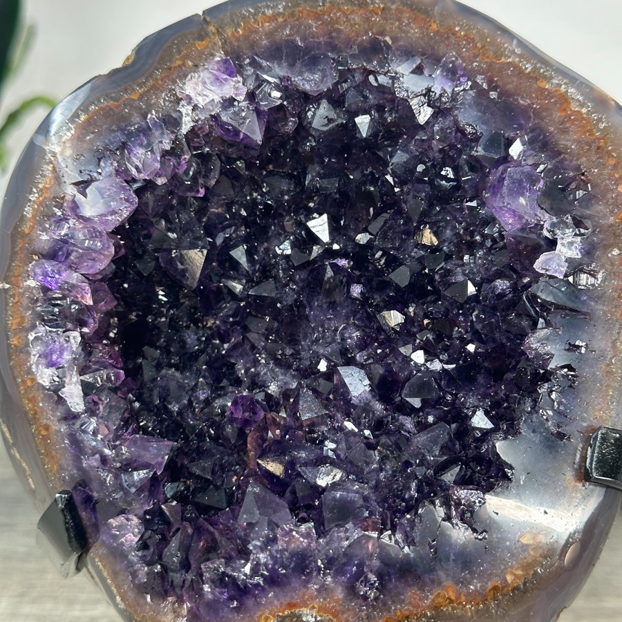Deep Purple Amethyst Geode. MWS2199