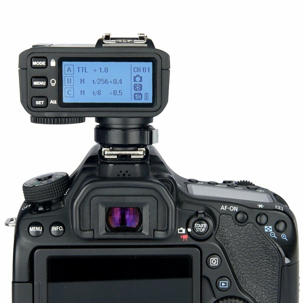 Godox X2T-C 2.4G Wireless TTL 1/8000s Trigger Transmitter Bluetooth For Canon