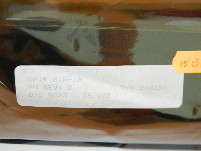 NEW EDWARDS EST SIN-16 REMOTE ANNUNCIATOR INPUT MODULE IRC SIN16 240158