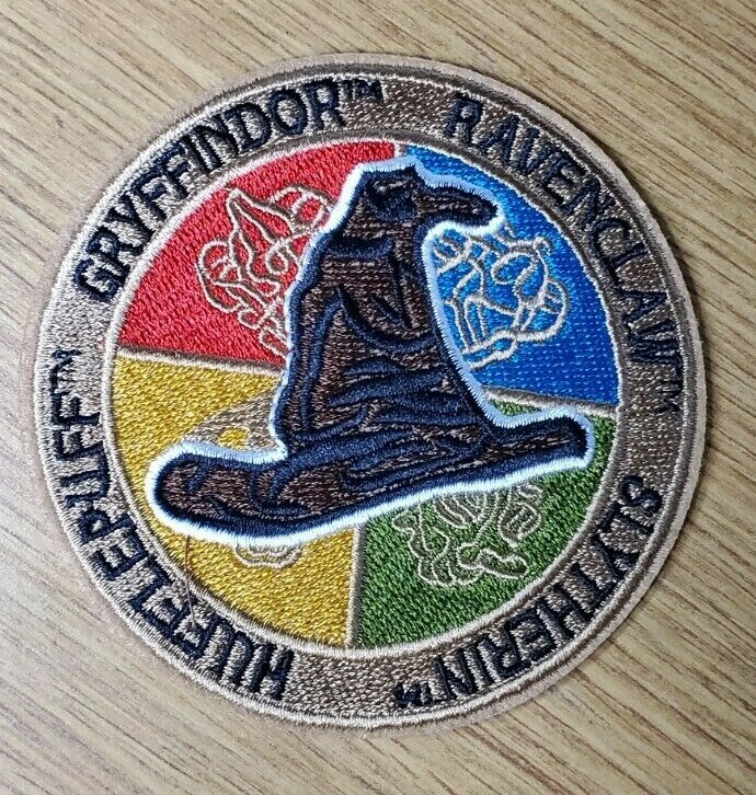 Harry Potter Hogwarts Sorting Hat Circle Patch 3 1/2 inches tall