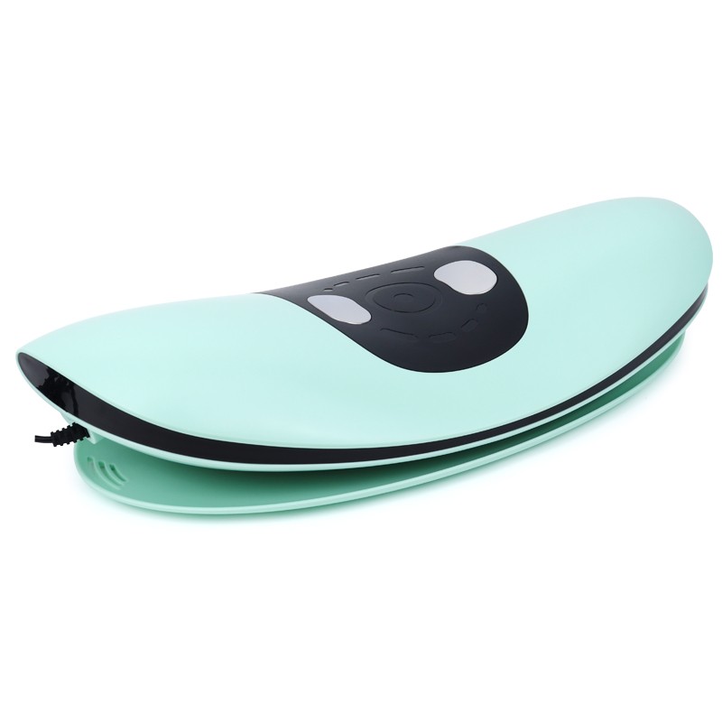 Electric Lumbar Massager with Heat Adjustable Intensity Back Stretcher Device#