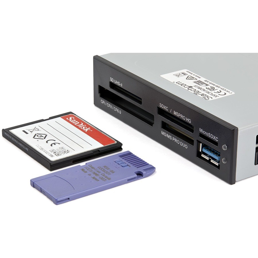 StarTech.com 35FCREADBU3 USB 3.0 UHS-II Multi-Card Reader SD/microSD/MS/CF