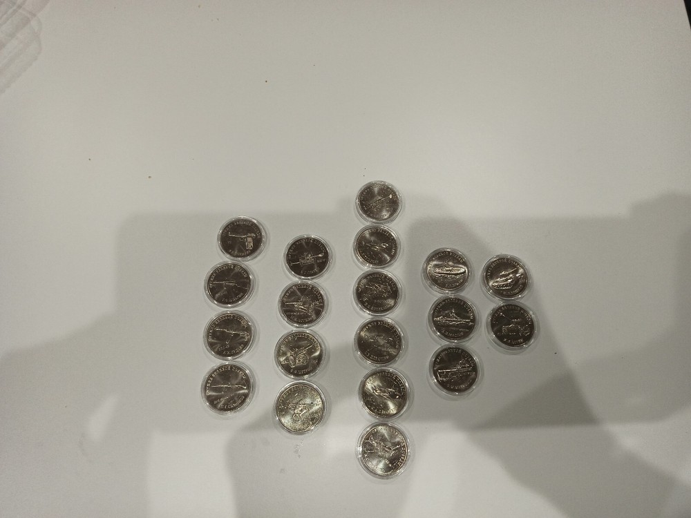 russian coins 19 pieces, year 2019- 2020