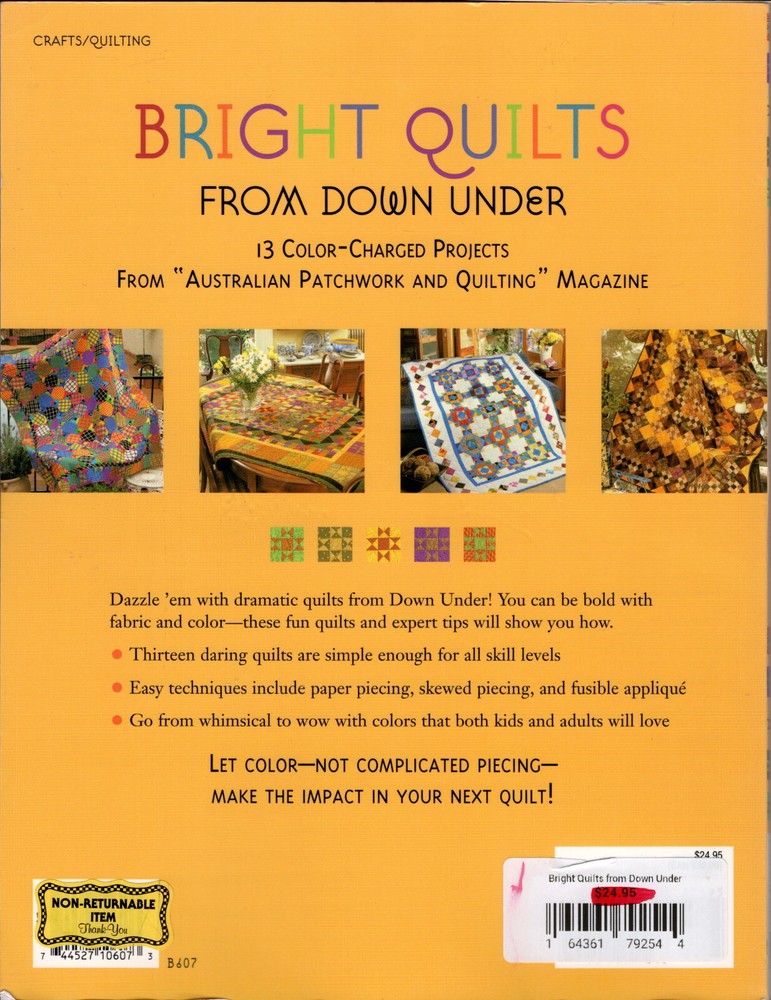 "Bright Quilts from Down Under" ©2003 That Patchwork Place Quilting Book # B607