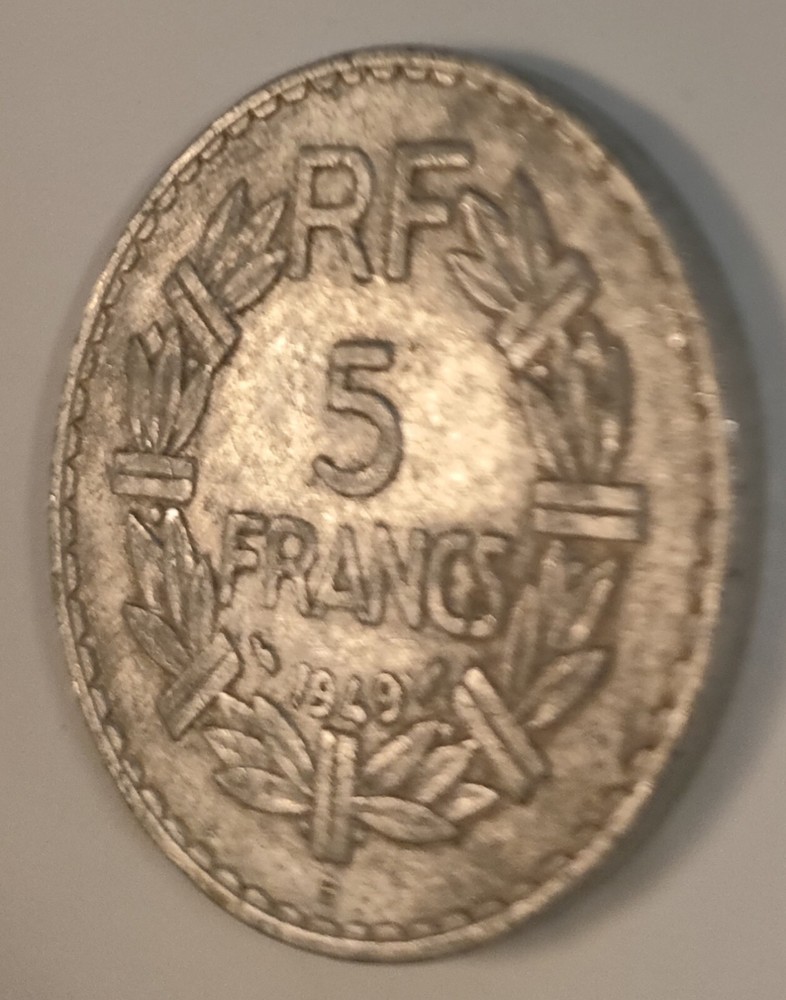 1949 France 5 Francs