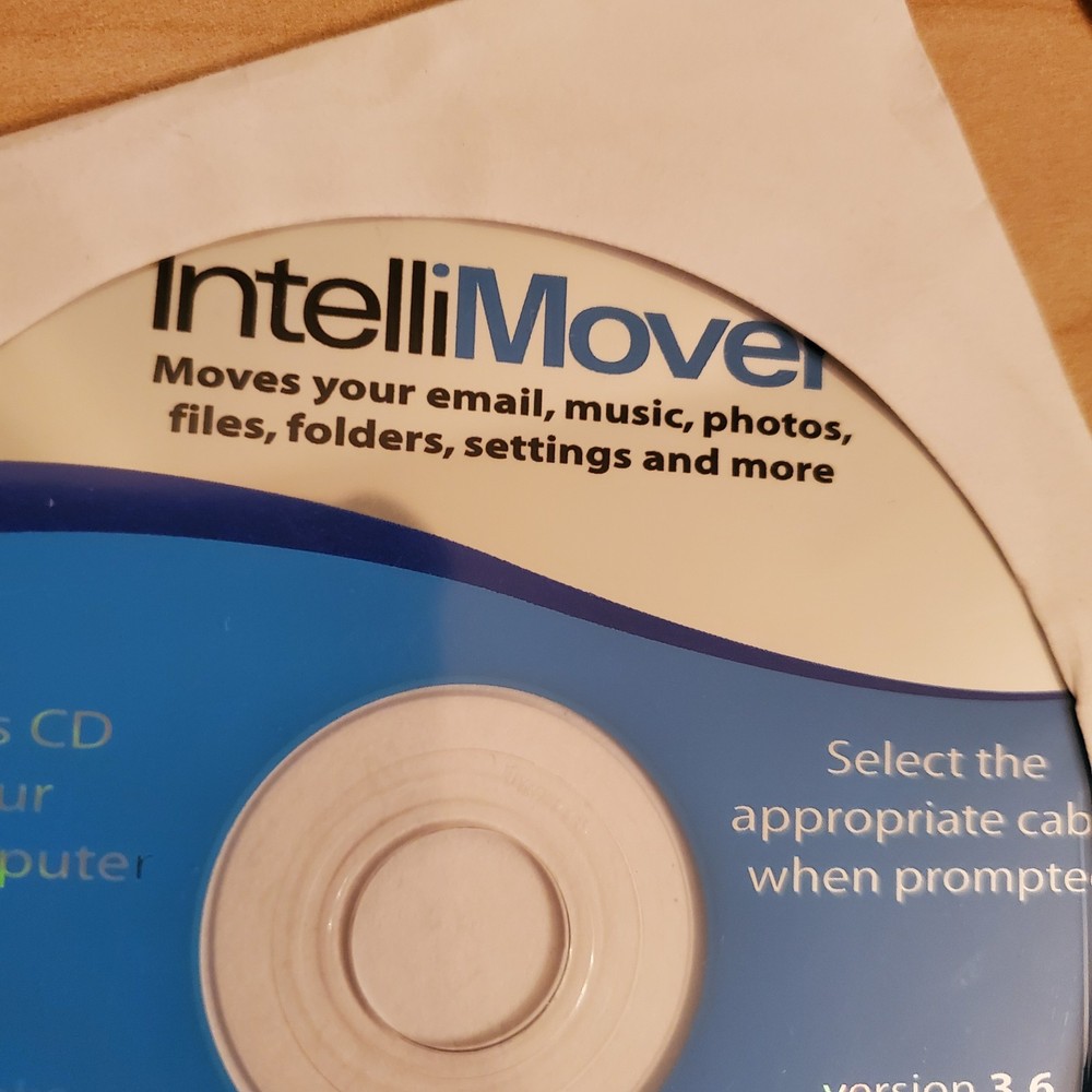 Detto Technologies / INTELLIMOVER / PC to PC DATA TRANSFERRING CD-ROM 2004