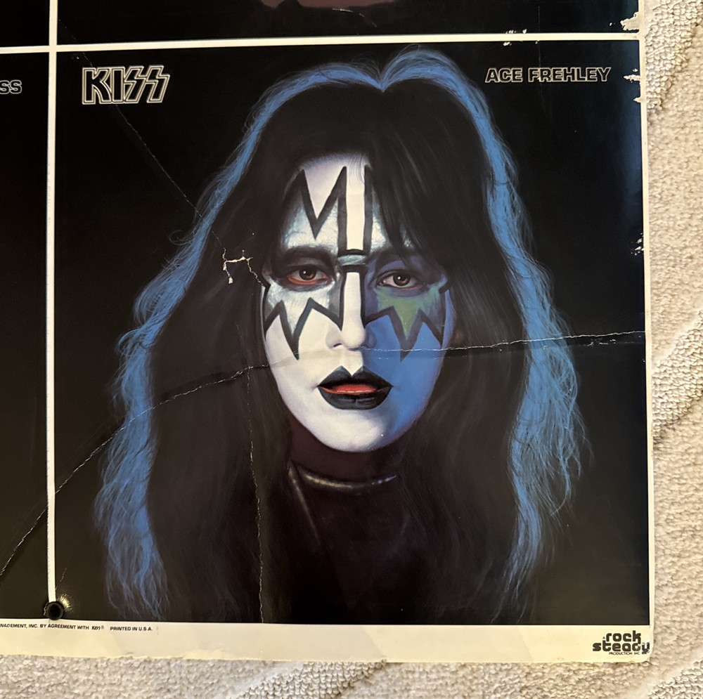 KISS Gene Paul Ace Peter 1978 Solo Albums Promo Aucoin Vintage 23X23 Promotional