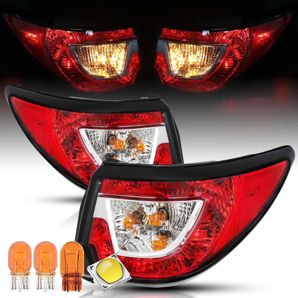 Taillight Assembly 2013-2017 Traverse Halogen Outer Rear OE Replacement Pair