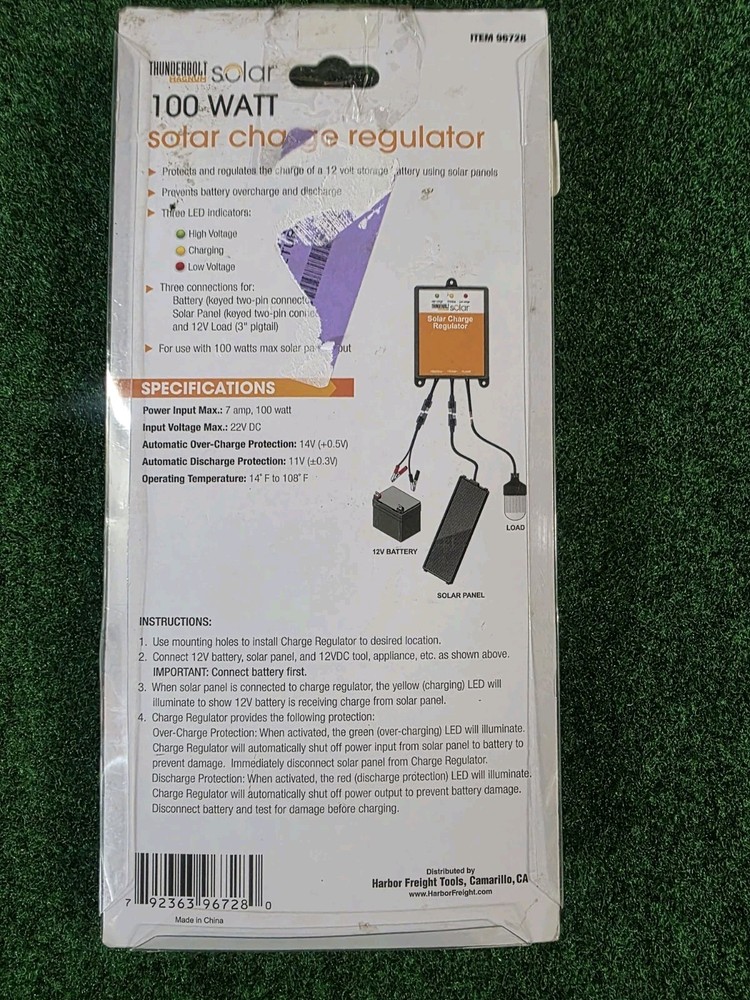 New Thunderbolt Solar Charge Regulator 96728