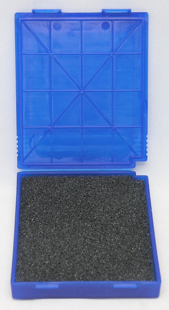 FunnyPlaying Game Case with Foam Insert - Vintage Retro - Blue