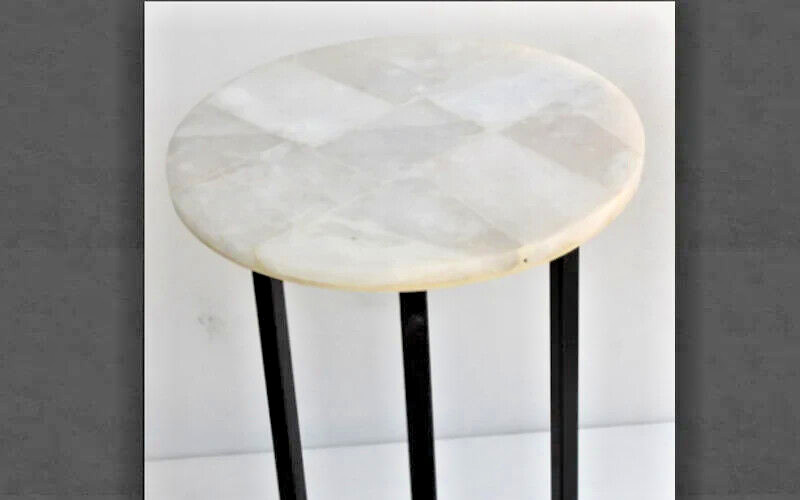 Luxury Quartz Table – Handcrafted Gemstone Design –Unique Coffee or Accent Table