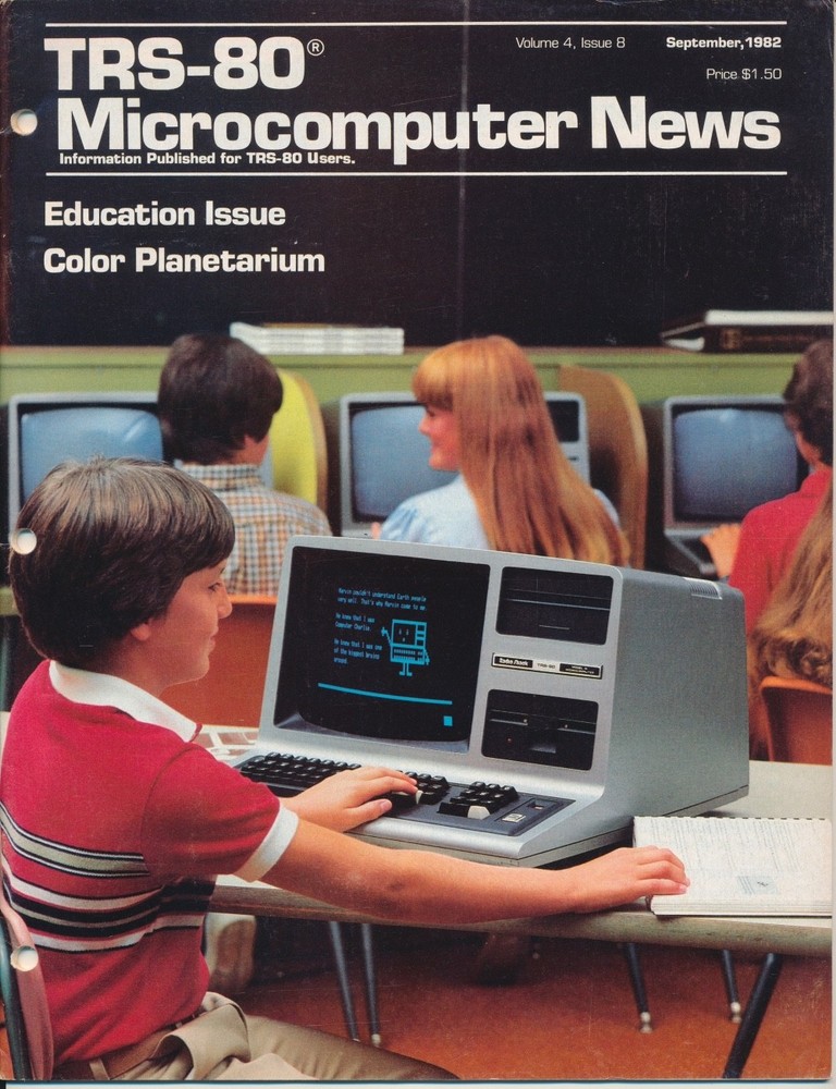 TRS-80 Microcomputer News - Sept 1982 - VG Condition