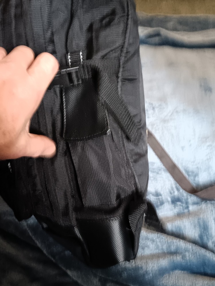 Slightly Used Black Backpack Without The Adjustable Straps Not Sure Why