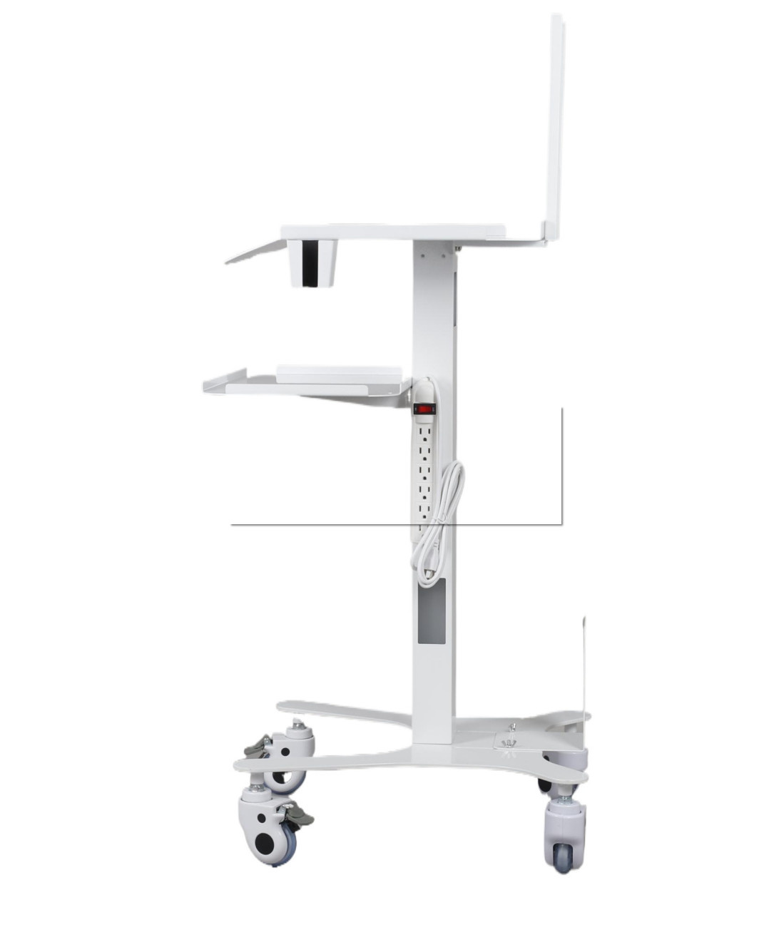 Medical Dental Lab Trolley Cart Intraoral Scanner Mobile Cart Clinic Laptop Rack