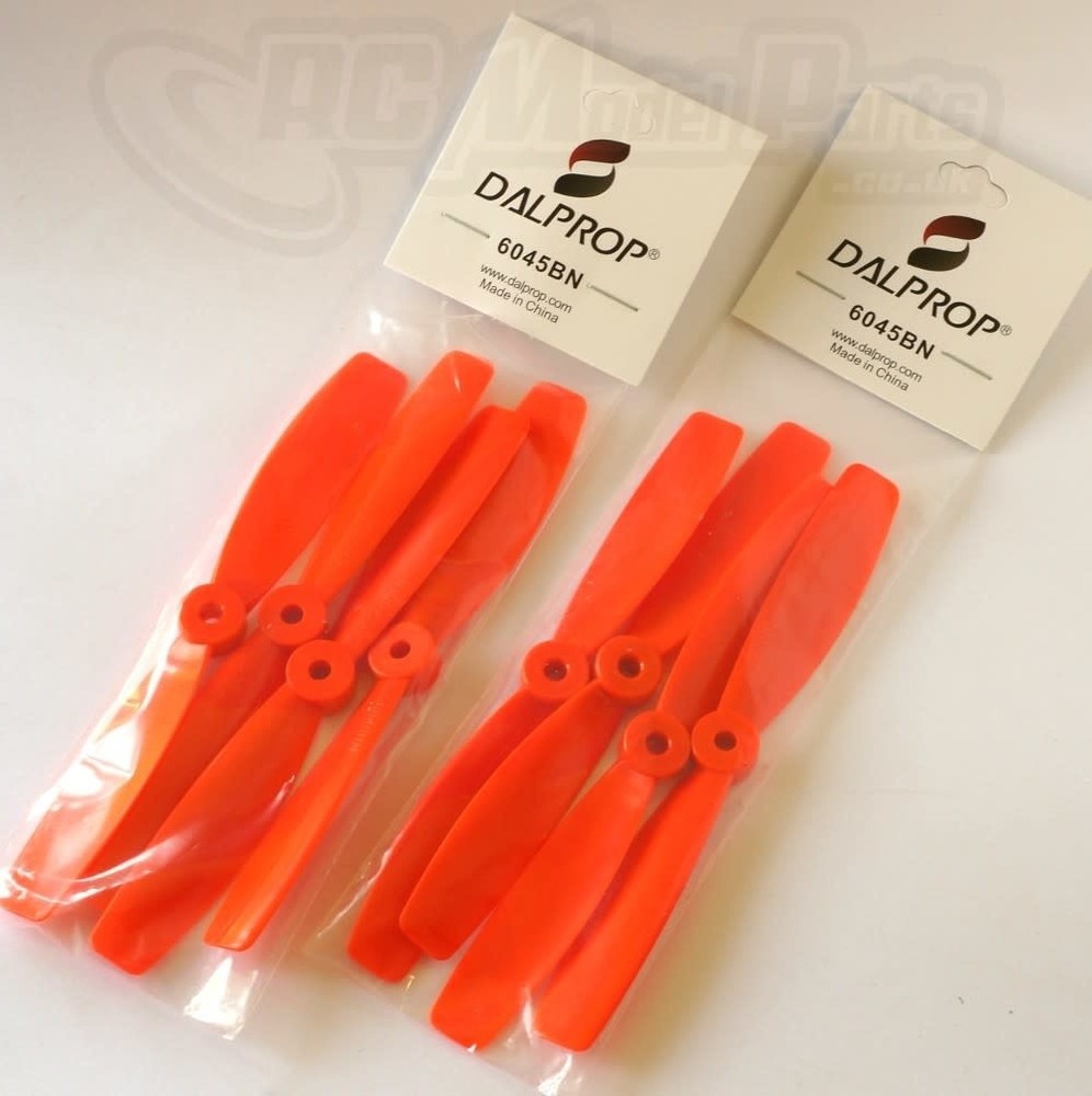 DALprop 2 Blade BullnosePropellers 2L2R Orange 6045