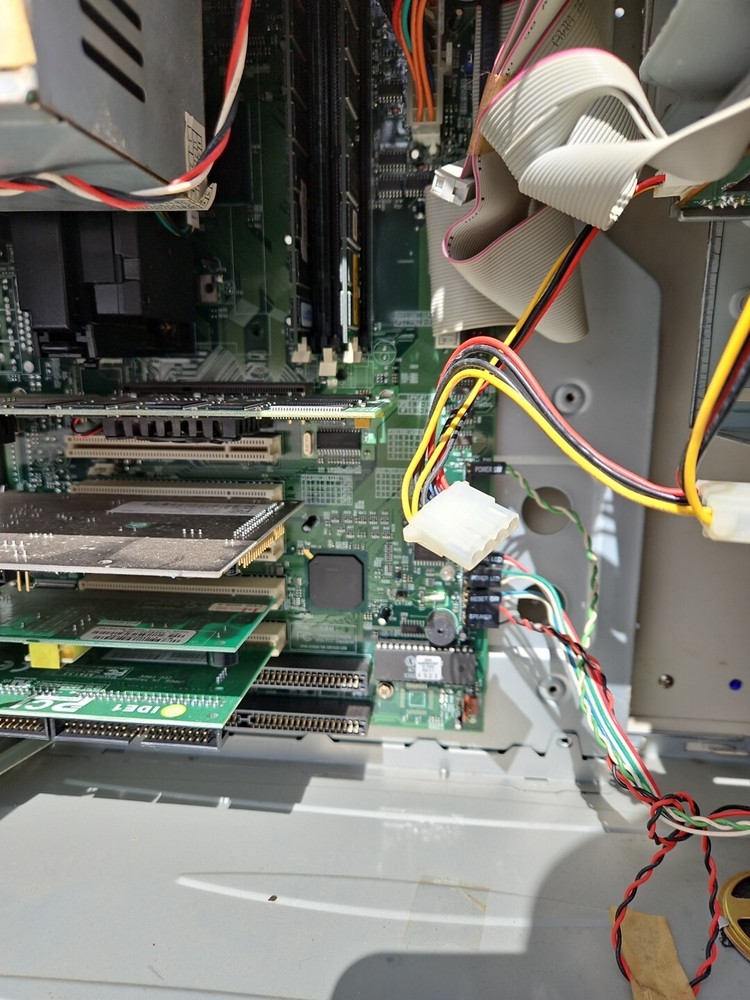 Vintage 1990s PC CPU Computer Translucent Case 89 S7