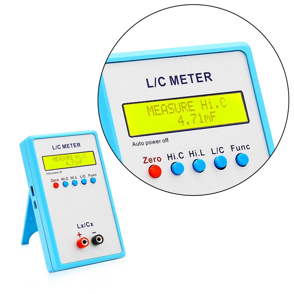 Handheld Capacitance Inductance L/C Meter Multimeter Electric Bridge LCR LC200A