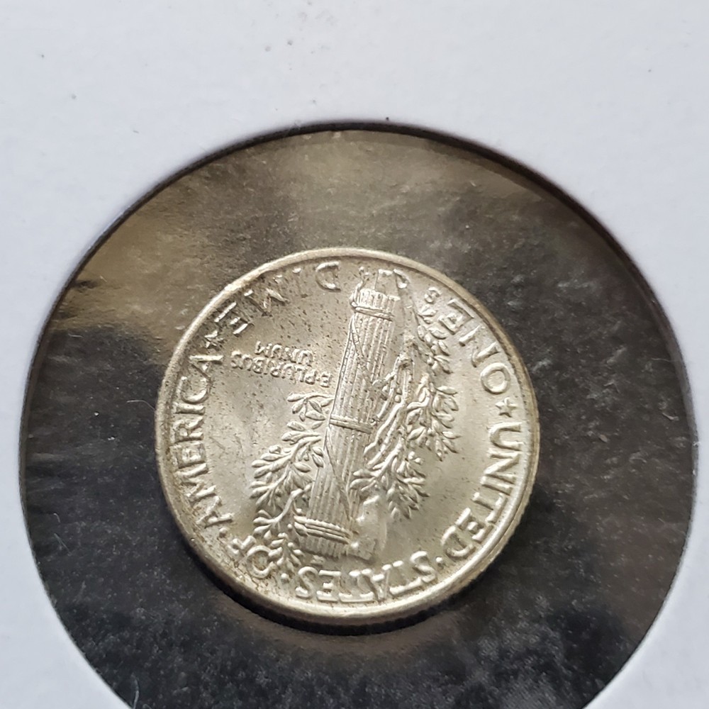 1942-S MERCURY DIME BU-UNC #4