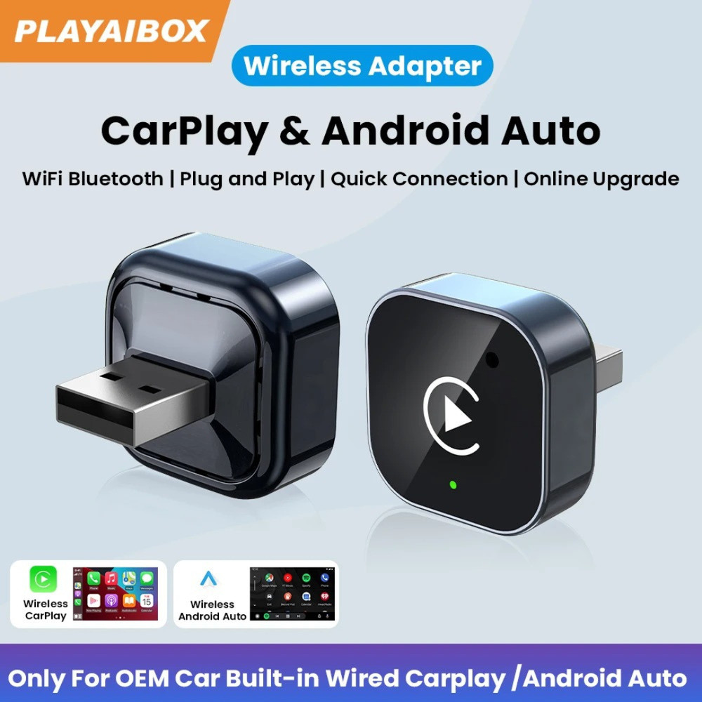 2025 USB Wireless CarPlay Adapter For iPhone Apple Wireless Dongle Plug ＆ Play