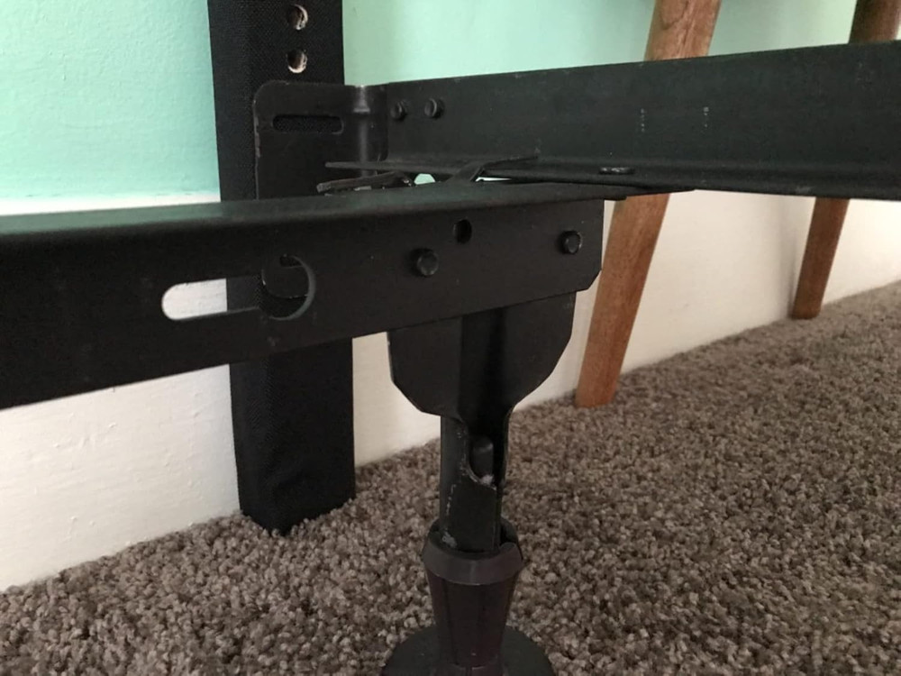 Replace Wheels with These Sturdy Bed Frame Feet Replacement. Keep Bed from Movin